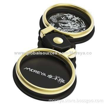 Finger Ring Holder for All Smartphones, Double Ring Phone Holder, Zinc Alloy Material